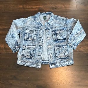 Wild Fable Acid Wash Denim Jacket